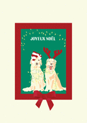 Chiens bless&eacute;s par l'esprit de No&euml;l